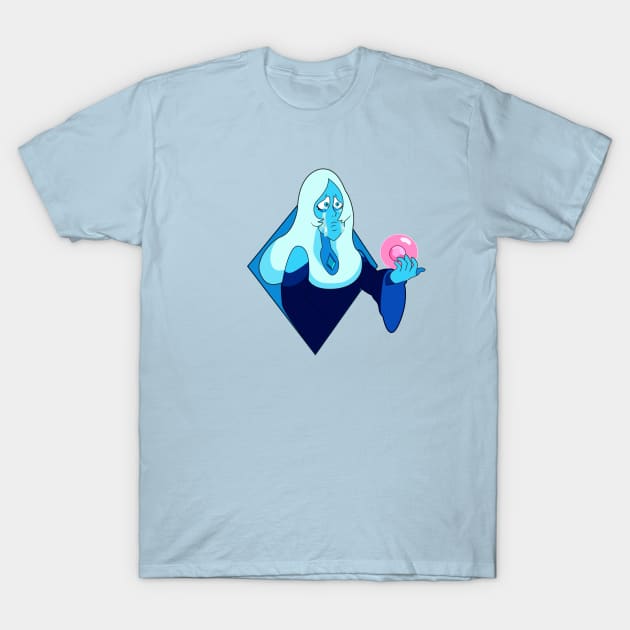 Blue Diamond T-Shirt by necromancress